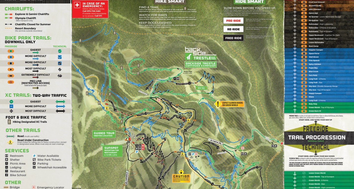 Trestle Trail Map