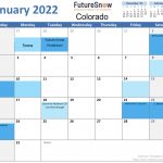 January Forecast Calenday